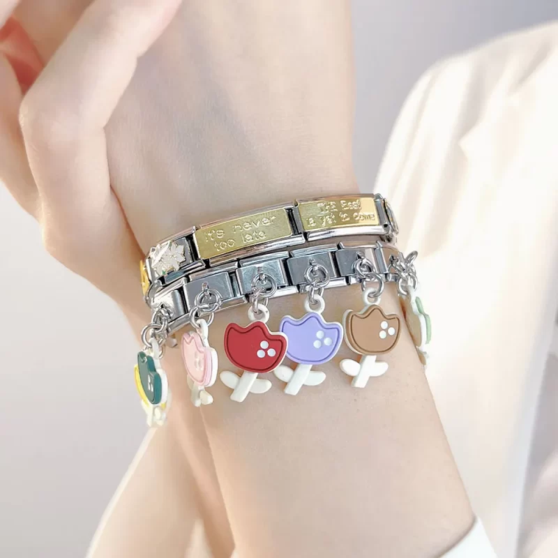 Flower Flower Bee Tent Fit 9mm Bracelet - Image 2