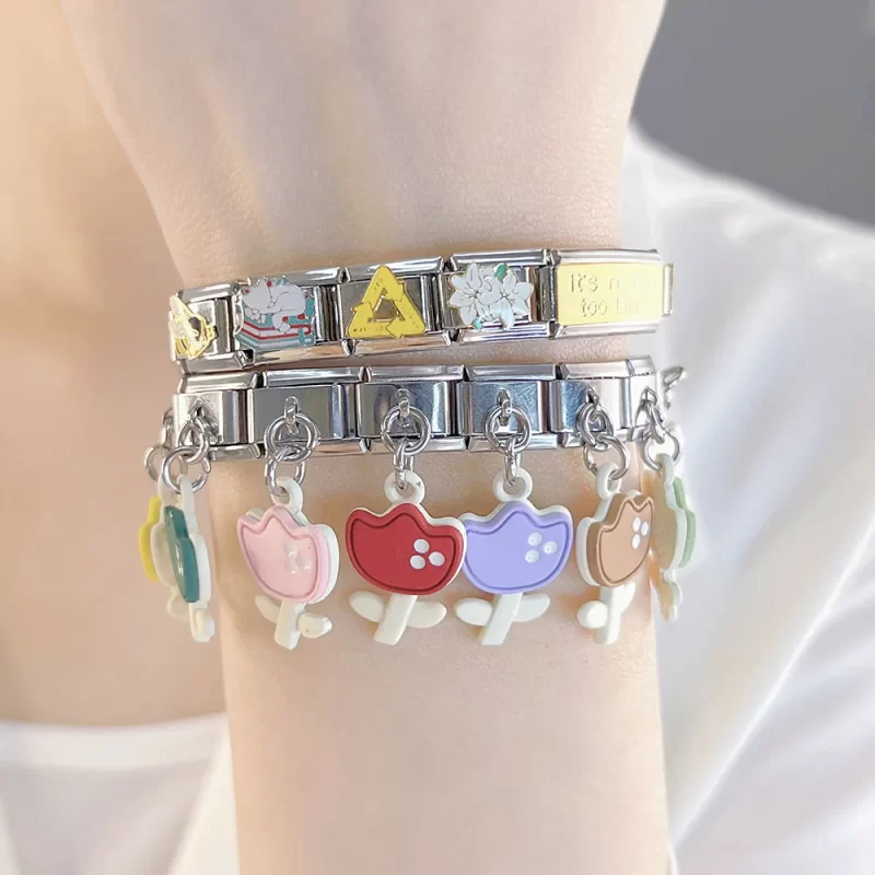 Flower Flower Bee Tent Fit 9mm Bracelet - Image 3