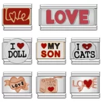 Love Family Music Charm Italian Links Fit 9mm