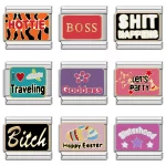 2024 New Hottie Boss Let's Party Goddess Charm Links Fit 9mm