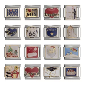 9mm Width Cake Jesus Christmas Lovers Police