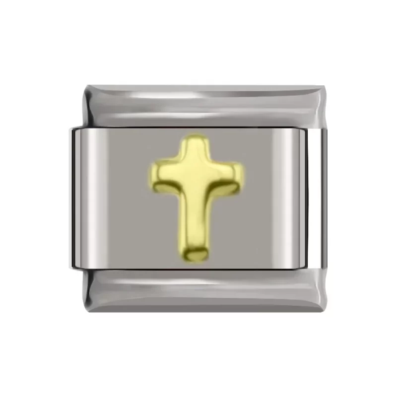 Gold Butterfly Cross Flower Dolphins Italian Charm Links Fit 9mm - Image 3