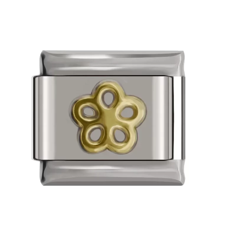 Gold Butterfly Cross Flower Dolphins Italian Charm Links Fit 9mm - Image 4