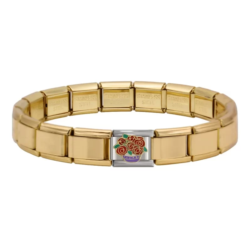 9mm Width Flower Star Snowflake Cherry DIY Bracelet - Image 5
