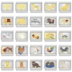 Dog Unicorn Elephant Butterfly Cat Horse Charm Links Fit 9mm