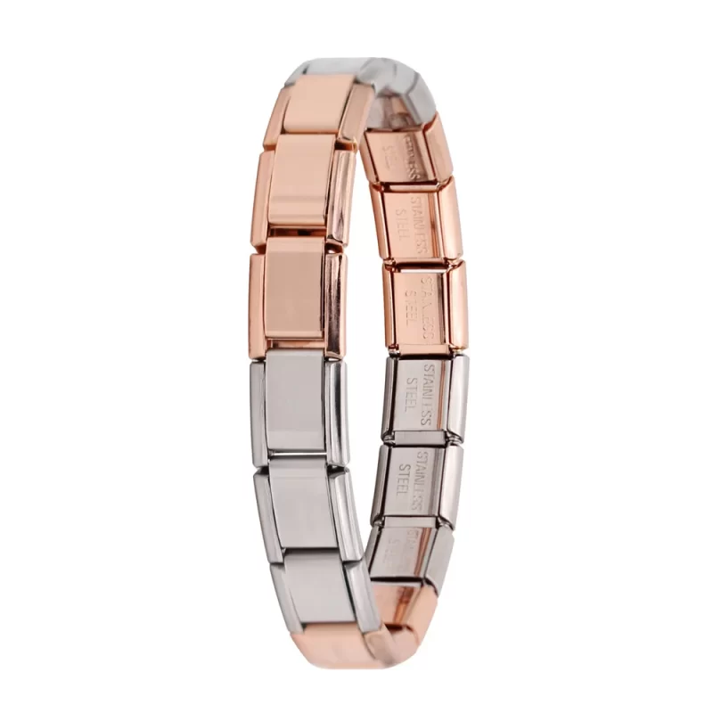 9mm Width Mixed Color 18Links Stainless Steel 17.3cm - Image 3