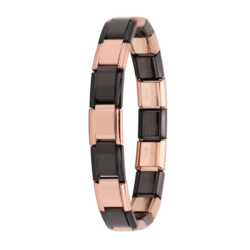 9mm Width Mixed Color 18Links Stainless Steel 17.3cm - Image 5