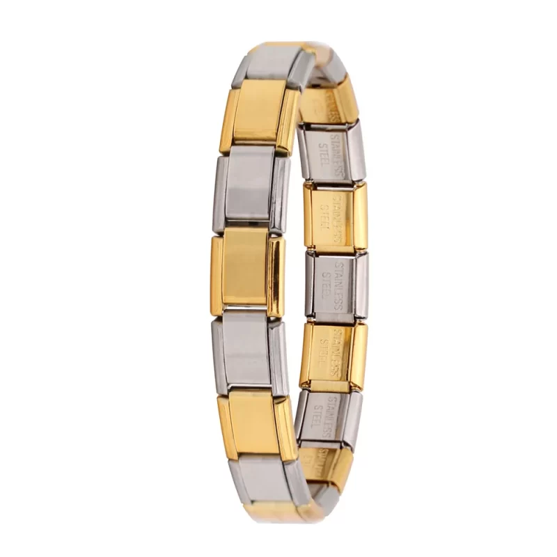 9mm Width Mixed Color 18Links Stainless Steel 17.3cm - Image 9