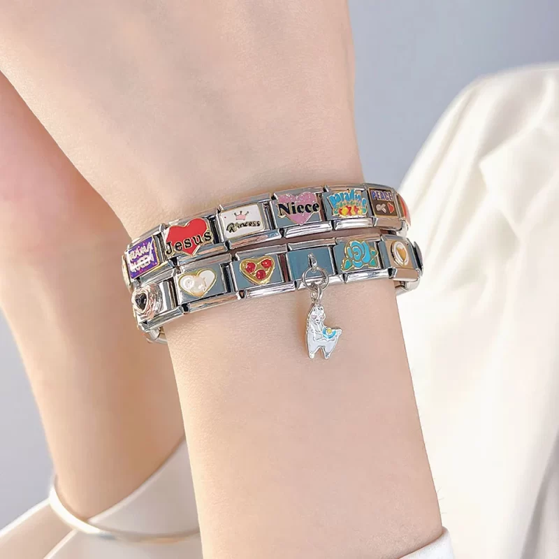Sweet Aunt Mom Dad Love Niece Charm Links Fit 9mm - Image 2