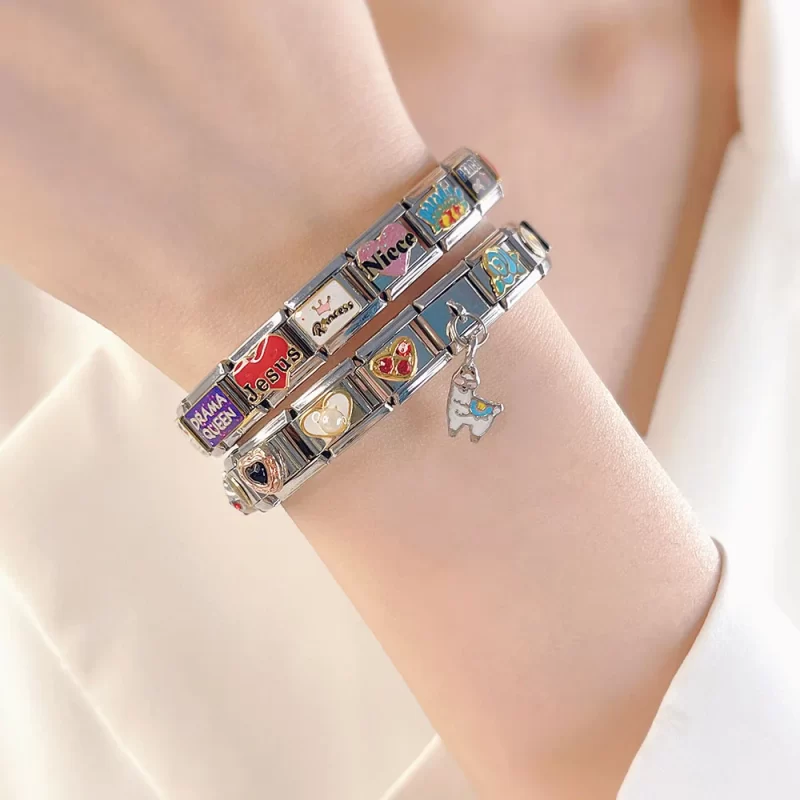 Sweet Aunt Mom Dad Love Niece Charm Links Fit 9mm - Image 3