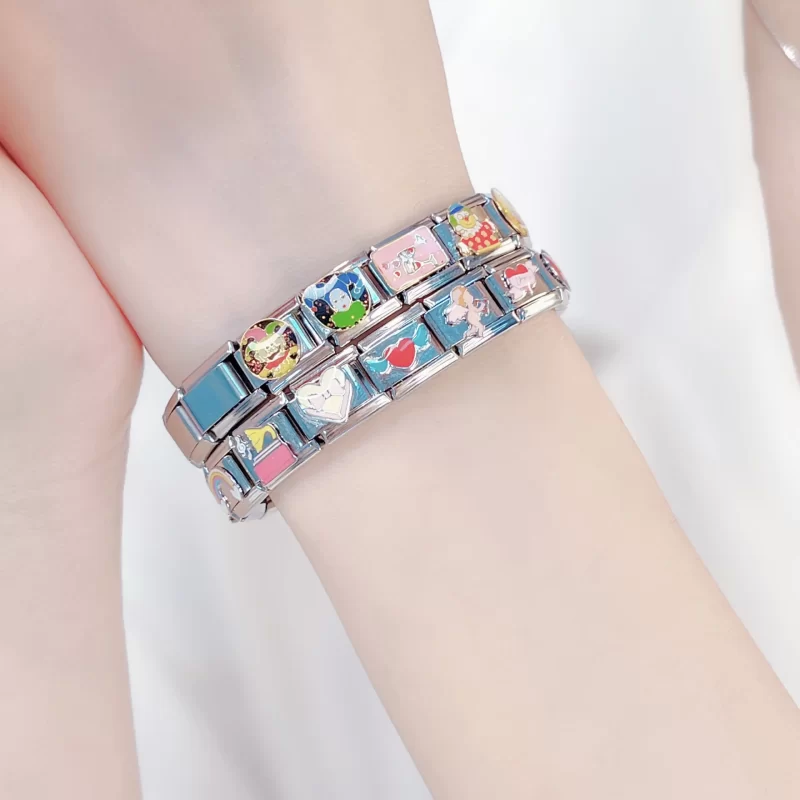 Romantic Bowknot High Heels Cake Heart Italian Charm Links Fit 9mm - Image 2