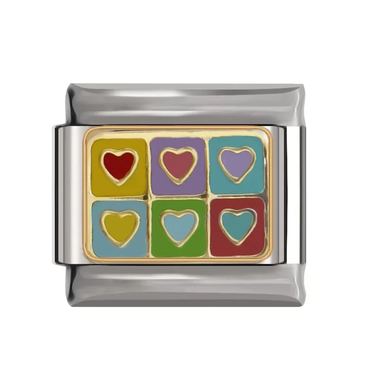 9mm Width Coffee Key SPA Love Italian DIY Charm - Image 2
