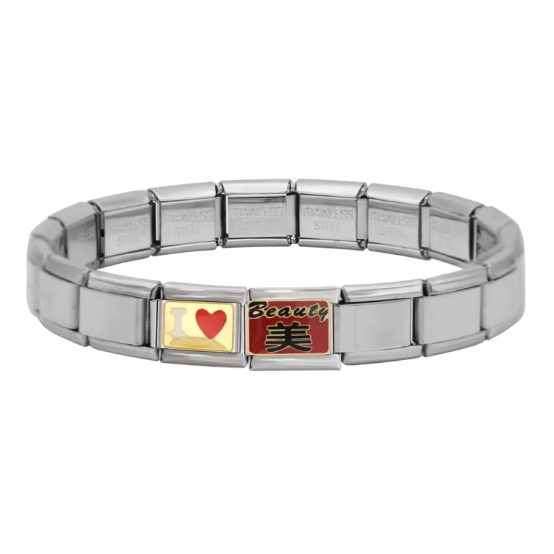 9mm Width Coffee Key SPA Love Italian DIY Charm - Image 3