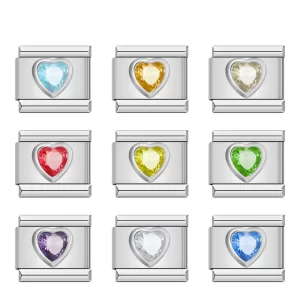 Heart Charm Fit 9mm