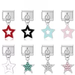 Colour Glaze Star Shiny CZ Fit 9mm